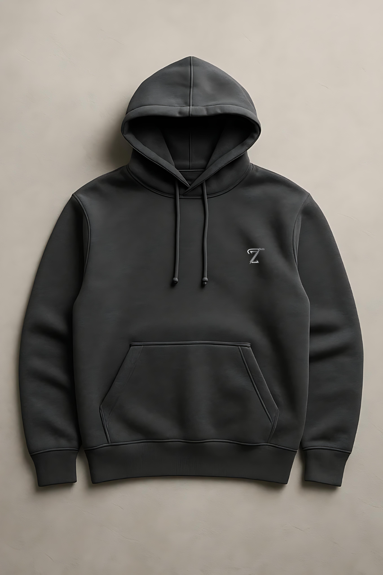 Premium Dark Grey Fleece Hoodie