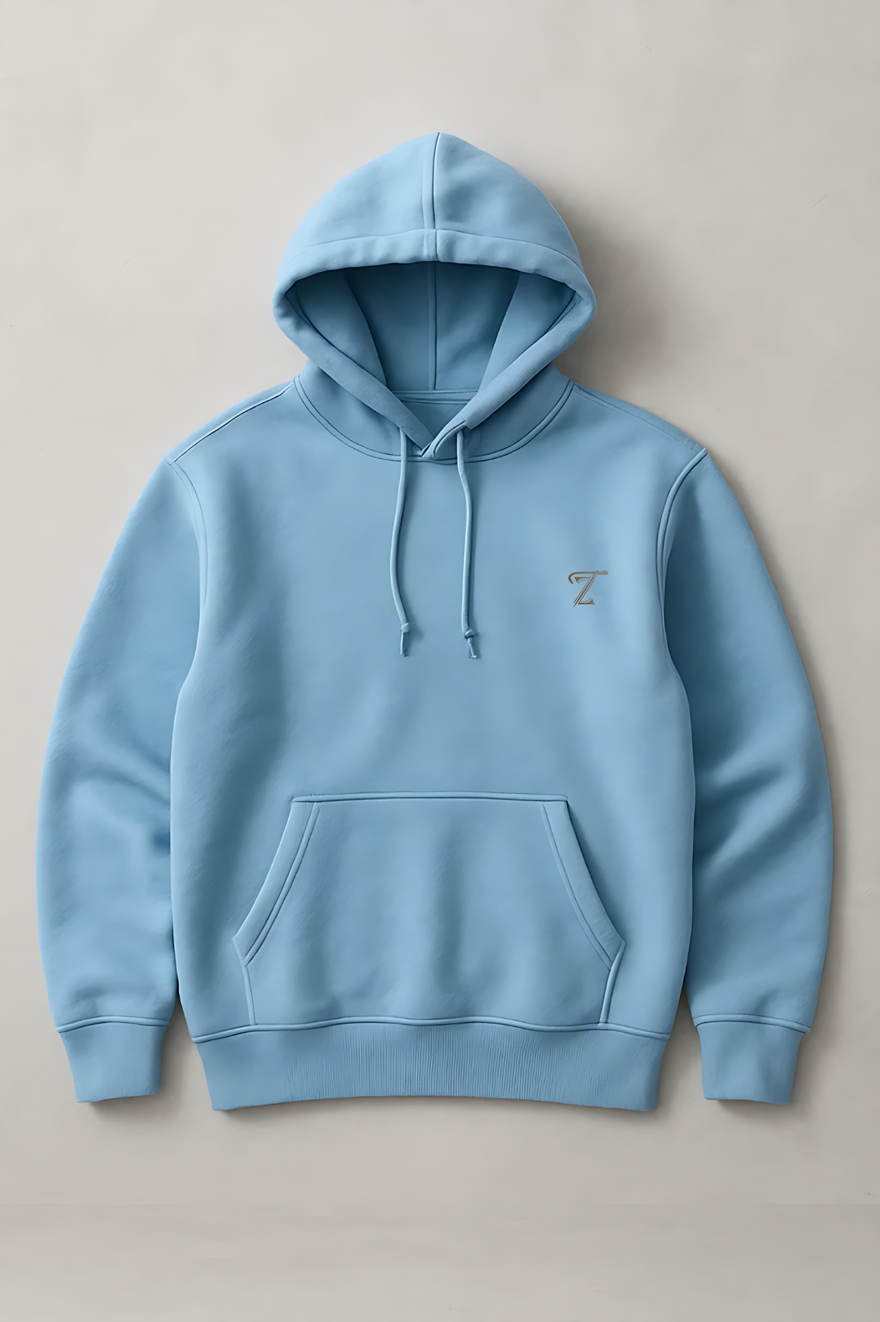 Premium Sky Blue Fleece Hoodie