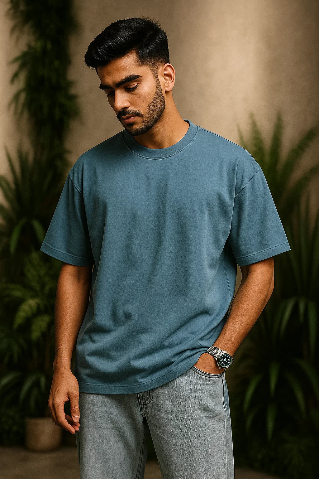 Gravité - Petrol Blue - Oversized