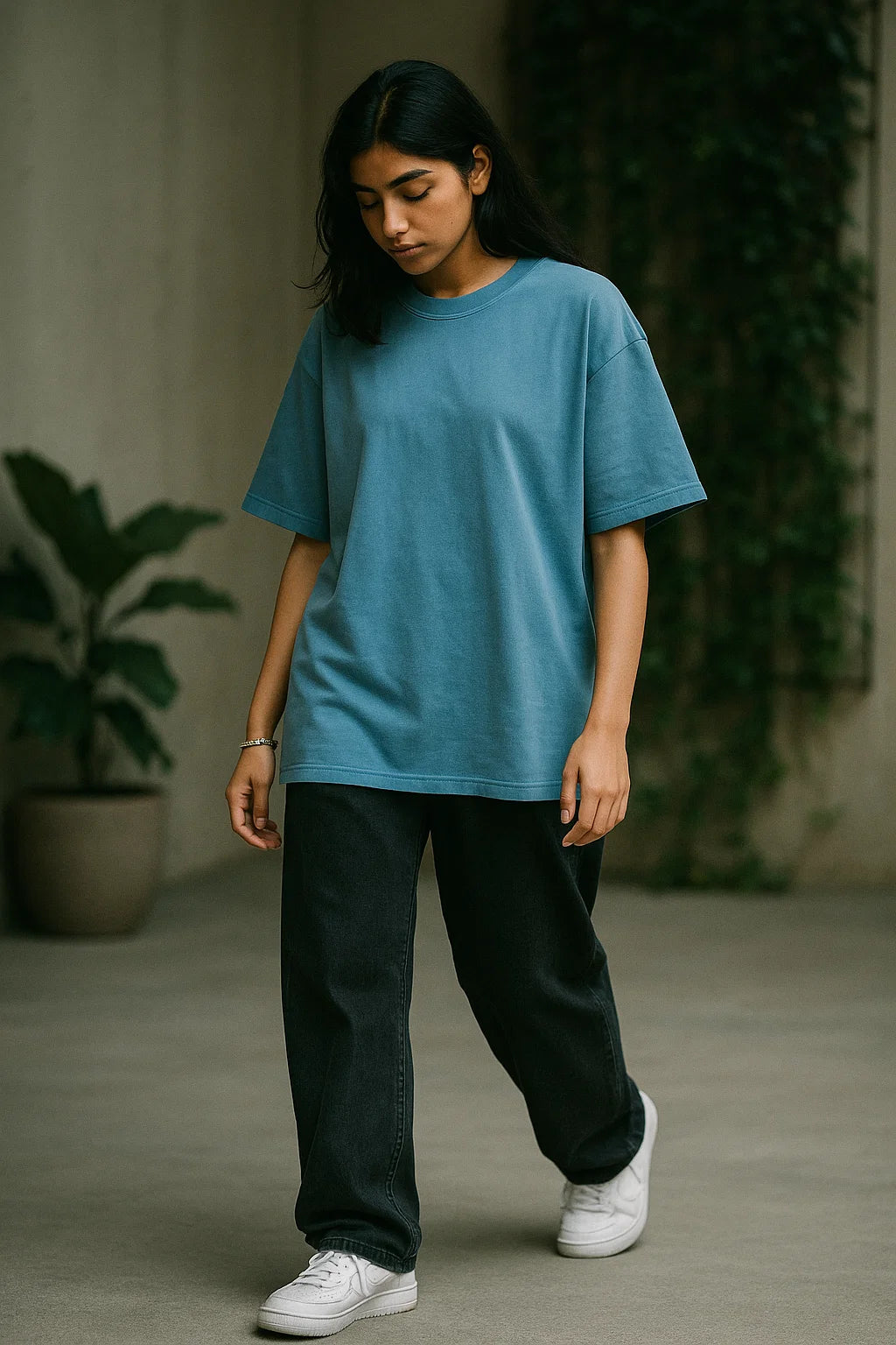 Gravité - Petrol Blue - Oversized