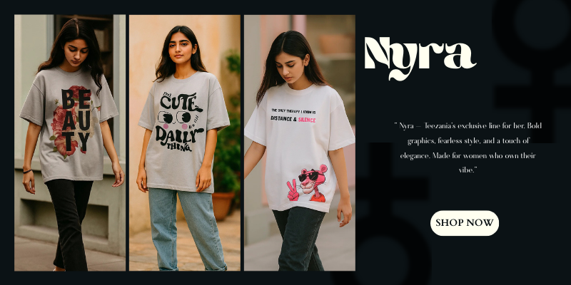 Teezania’s Exclusive Collection for HER.&nbsp; Bold graphics, fearless style, and a touch of elegance. Made for women who own their vibe.