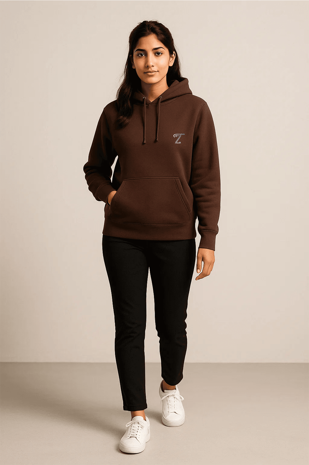 Premium Chocolate Brown Fleece Hoodie