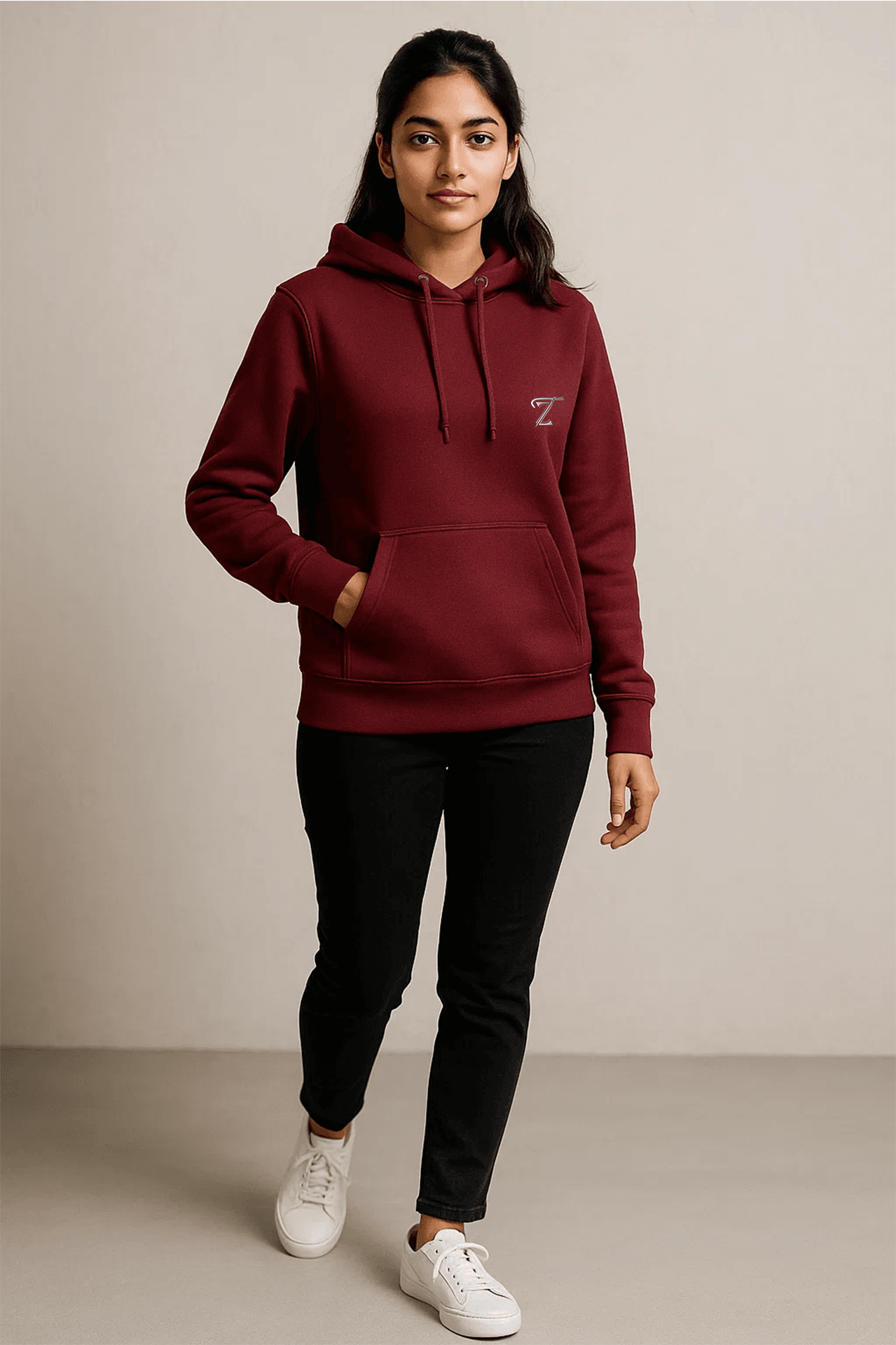 Premium Mahroon  Fleece Hoodie